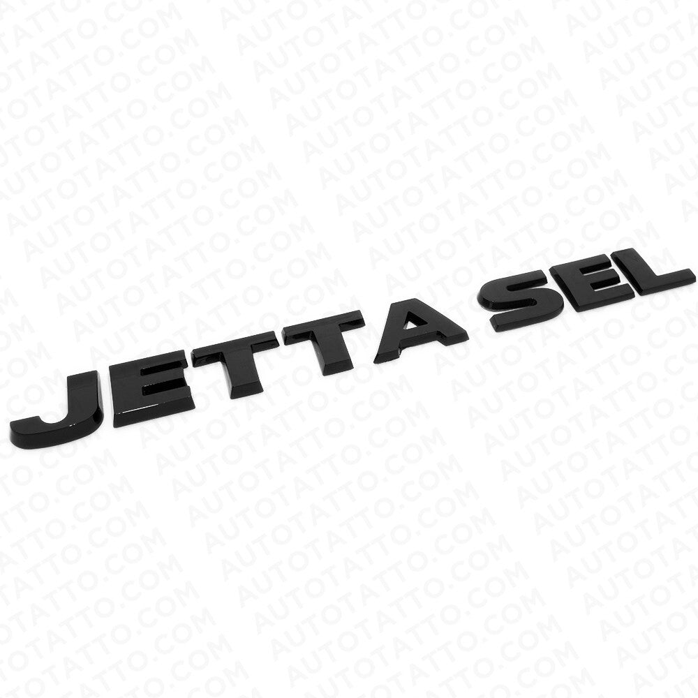 10-21 Volkswagen Jetta Sel Rear Truck Lid Nmaeplate Badge Emblem Black