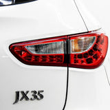 For Infiniti JX35 Rear Trunk Logo Letter Badge Emblem Nameplate Gloss Black