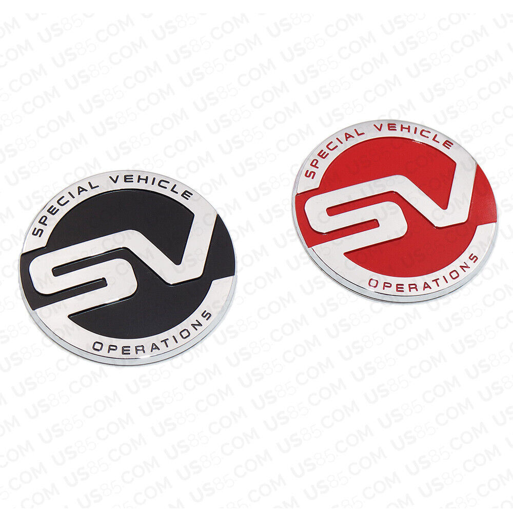 Aluminum Alloy Central Control Knob SV Special Vehicle Operation Decal Sticker