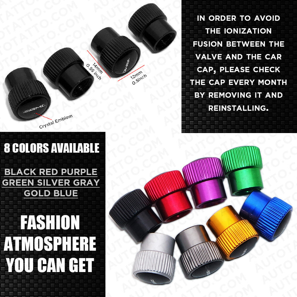 For Audi Sport Roundel Car SUV Wheels Tire Air Valve Caps Stem Dust Logo Cover