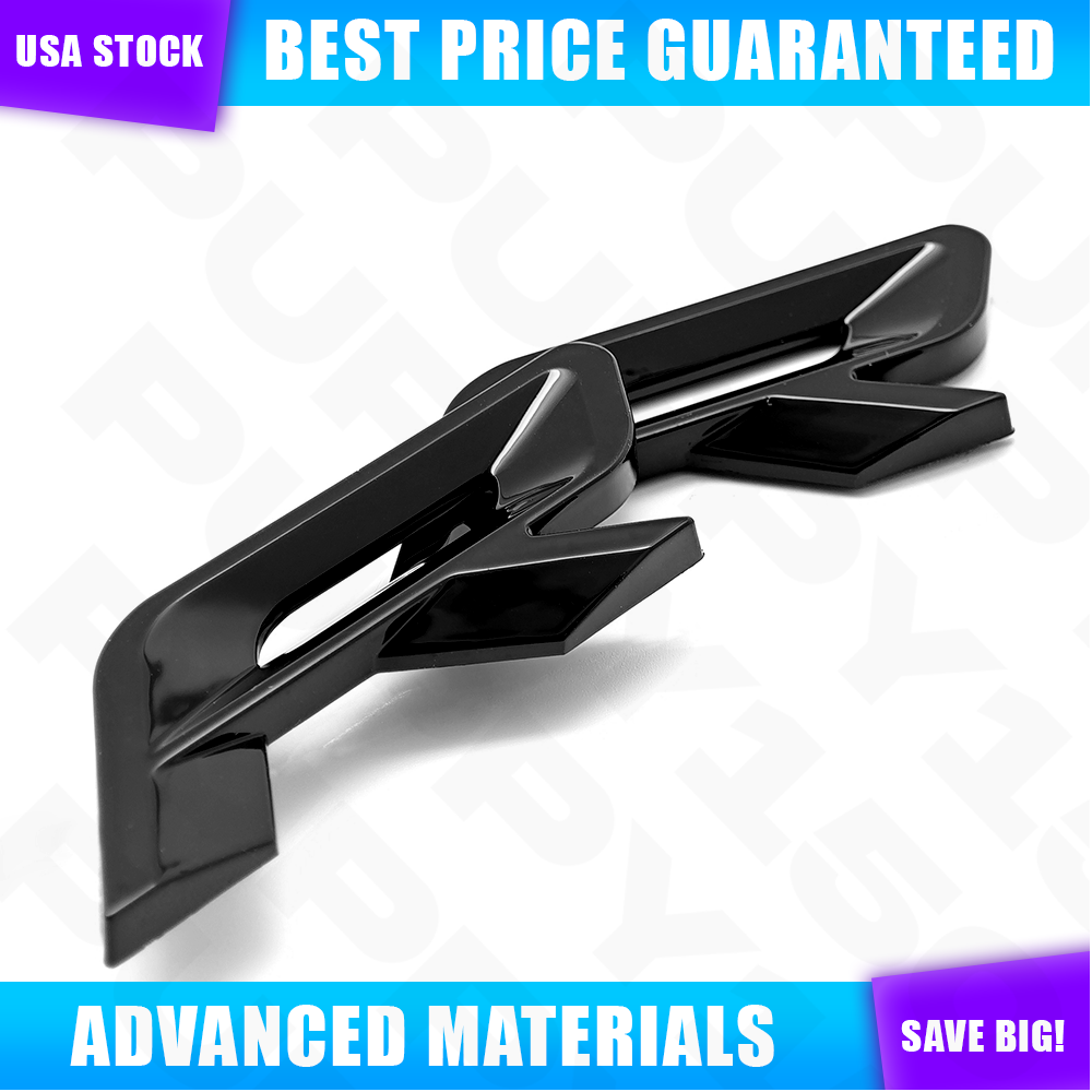 For 2020-2025 Explorer Sport Badge Gloss Black Outline Hood Emblem Letters Decal