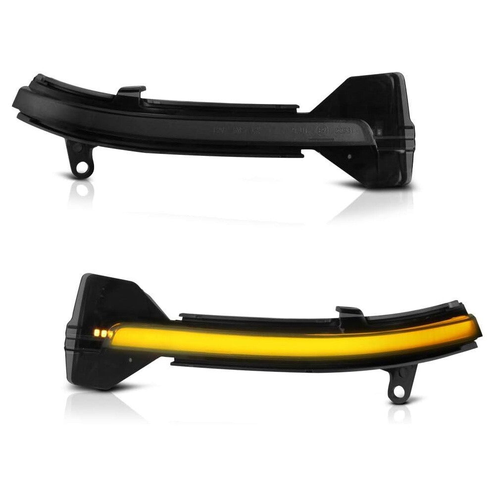 BMW 5 6 7 Series F10 F11 Side Mirror Sequential Blink Turn Signal Light Smoked