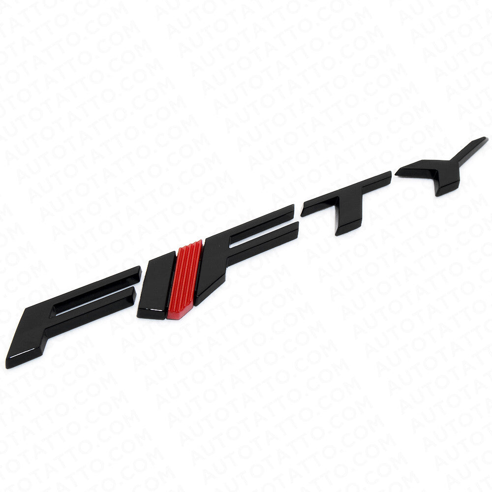 For Camaro FIfty Side Fender Marker Nameplate Logo Sport Emblem Decorate Black