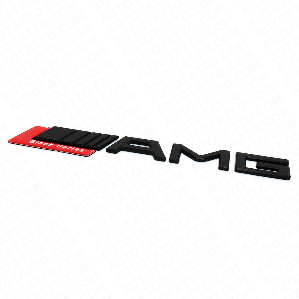 Limited Red AMG Black Series Sport Car Emblem 3D Trunk Lid Logo Badge Decoration