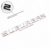 2x For Chevy Suburban Door Liftgate Logo Nameplates Letter 3D Badge Emblem LTZ