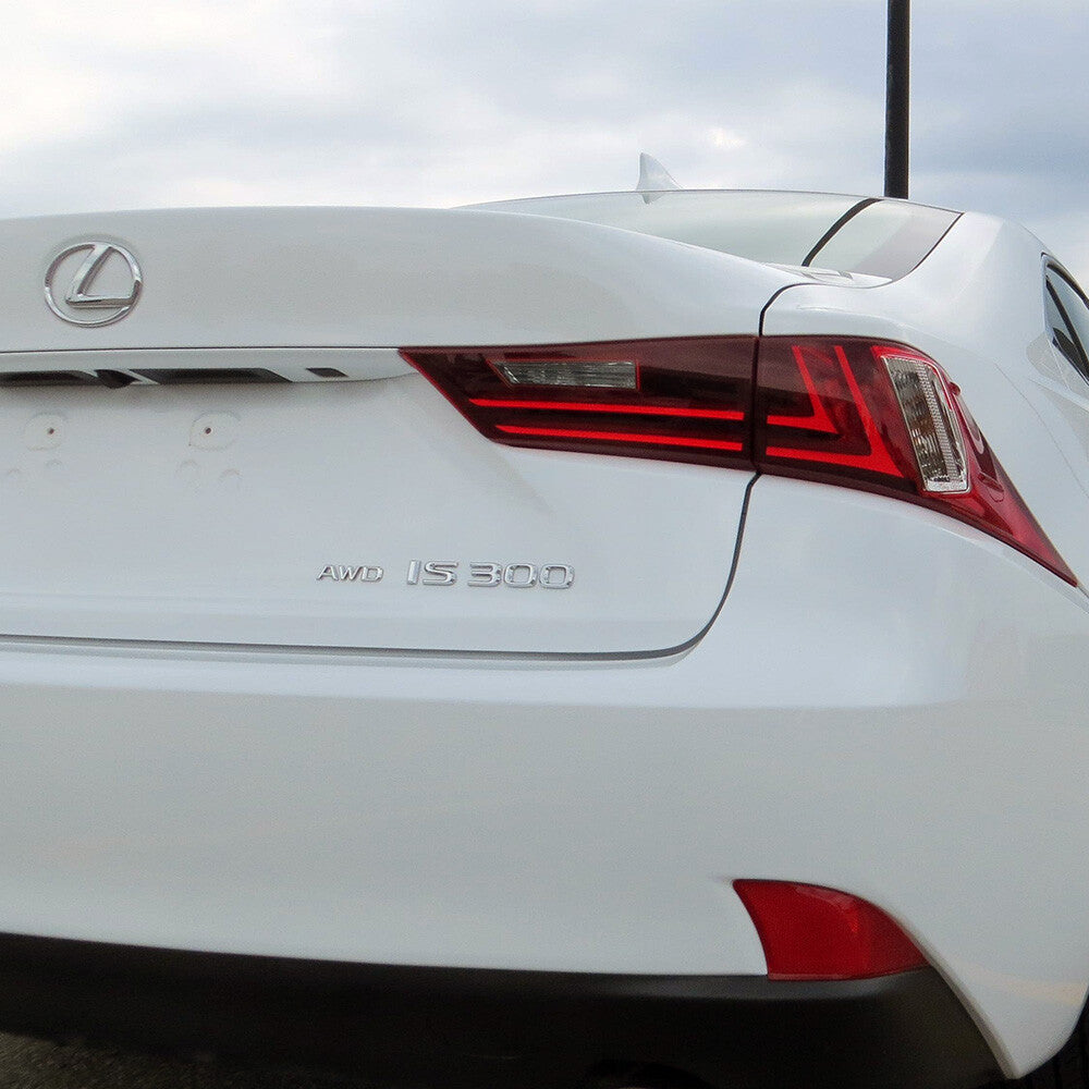 For Lexus Trunk OEM Chrome AWD IS 300 Letter Badge Emblem Car Replace F-Sport