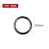 BMW E90 E92 E93 Engine Switch Start Stop Button Black Carbon Fiber Sticker Badge