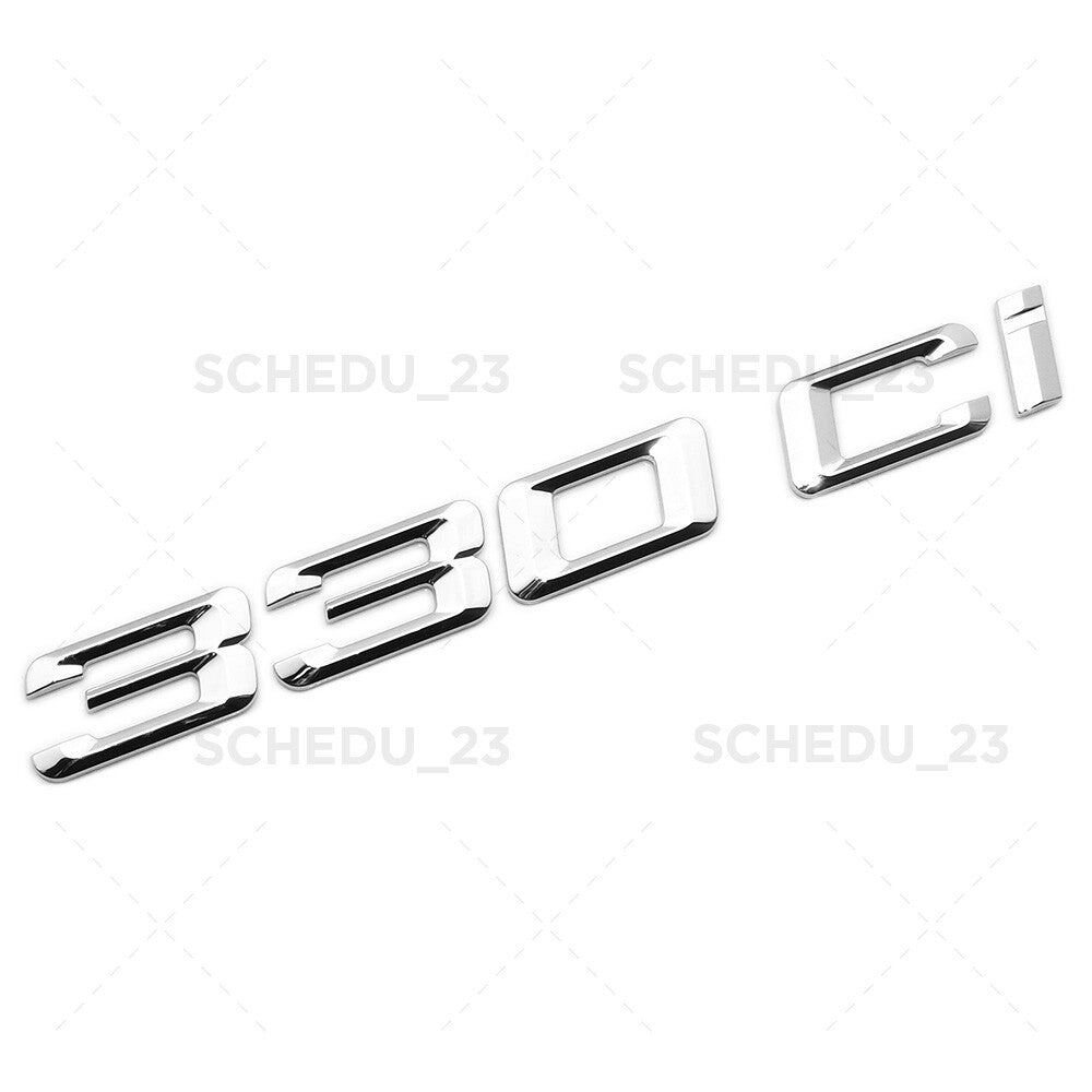 BMW 330ci Letter Emblem Replace Badge Car Trunk Lid M Series Performance