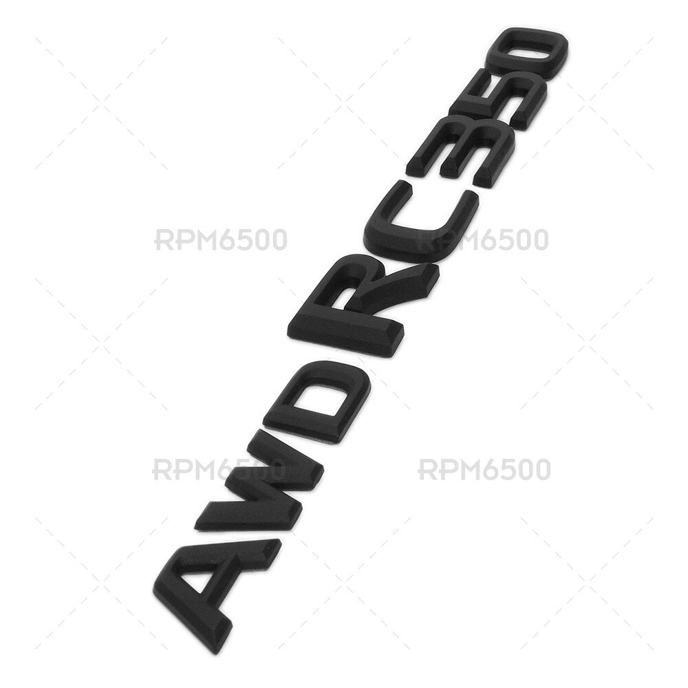 Lexus Trunk Matte Black AWD RC 350 Letter Logo Badge Emblem Car Replace F-Sport