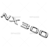 Lexus Liftgate OEM Chrome NX 300 Letter Logo Badge Car Emblem Replace F-Sport