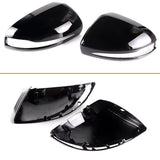 Gloss Black Mercedes W205 W213 X253 W222 C E S GLC Class Mirror Cover Replace