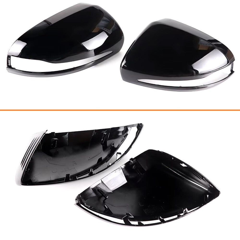 Gloss Black Mercedes W205 W213 X253 W222 C E S GLC Class Mirror Cover Replace