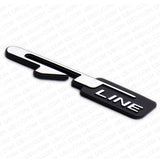 3D Fashion ABS GT/GT Line Car Decal Badge Emblem Sticker for Kia Auto Decoration