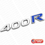 For Nissan Infiniti 400R Rear Trunk Lid Badge Emblem Nameplate Chrome Blue Sport