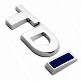 2015 Volkswagen Jetta Rear Trunk TDI Emblem Badge Nameplate 5C6-853-675-AE-WWS