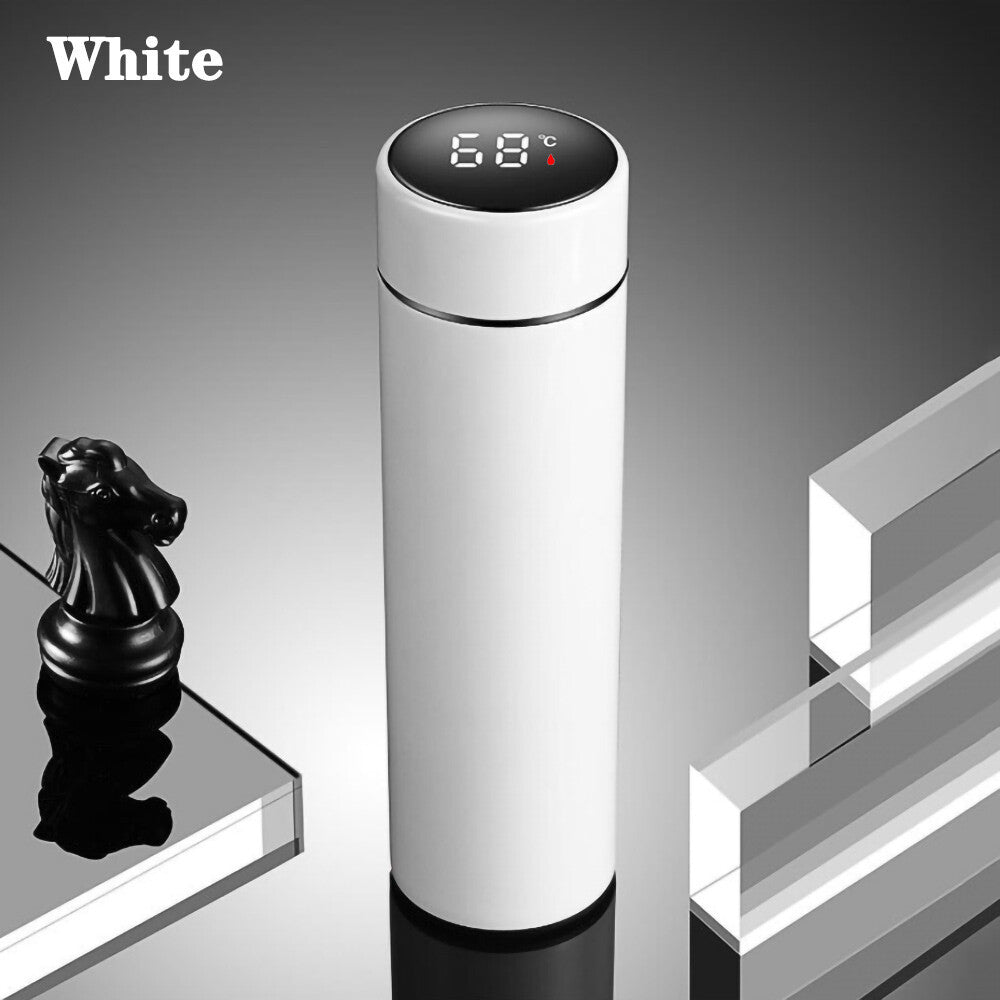 500ml Measure Temperature Stainless Steel Hot/Cold Vacuum thermos Insulation Cup