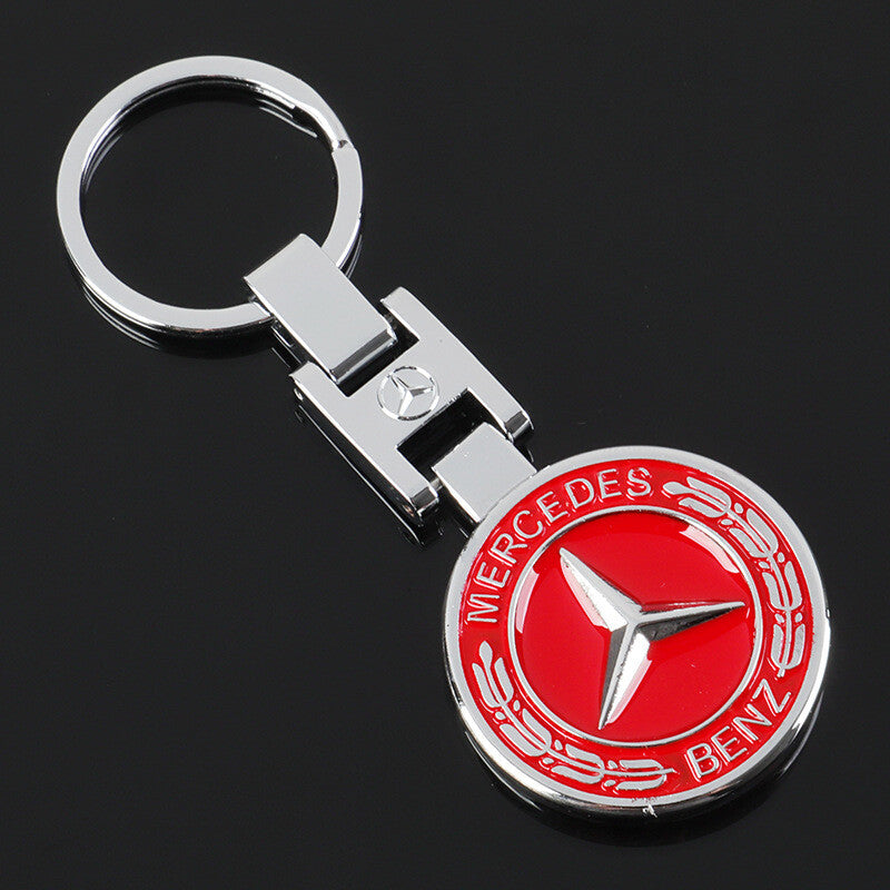Mercedes-Benz AMG Edition Sport Car Home Key Fob Keychain Ring Nameplate Gift