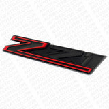 2019-22 Chevrolet Silverado Z71 Front Grille Plinth Nemapleate Emblem Black Red