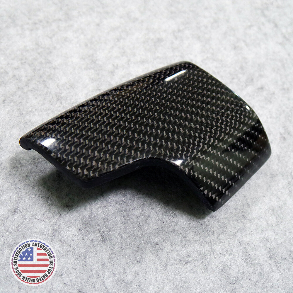 19-21 A6 A7 S6 S7 Q8 SQ8 RS Q8 Real Carbon Fiber Replace Shift Knob Cover Sport