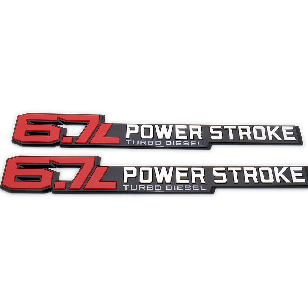 For 23-24-25 Super-Duty F-250 350 450 6.7L Power Stroke Diesel Door Emblem