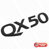 For Infiniti QX50 Rear Liftgate Logo Letter Badge Emblem Nameplate Gloss Black