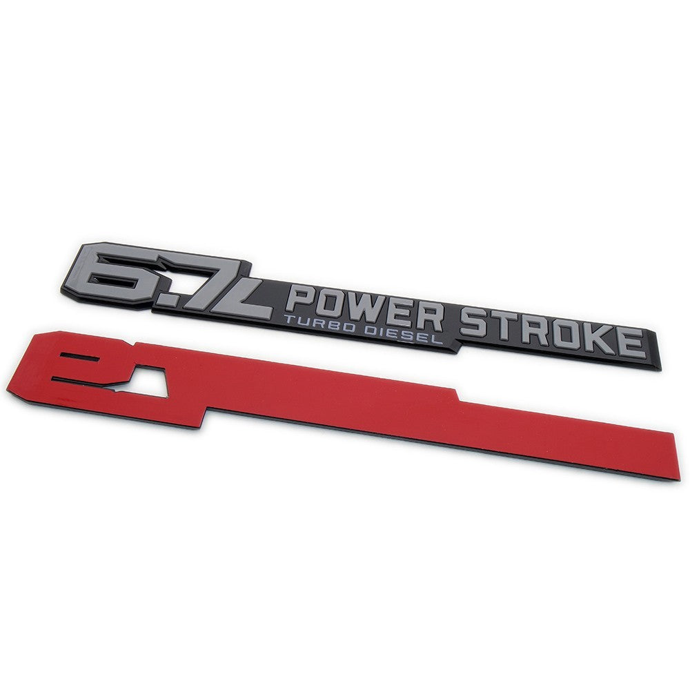 For 23-24-25 Super-Duty F-250 350 450 6.7L Power Stroke Diesel Door Emblem