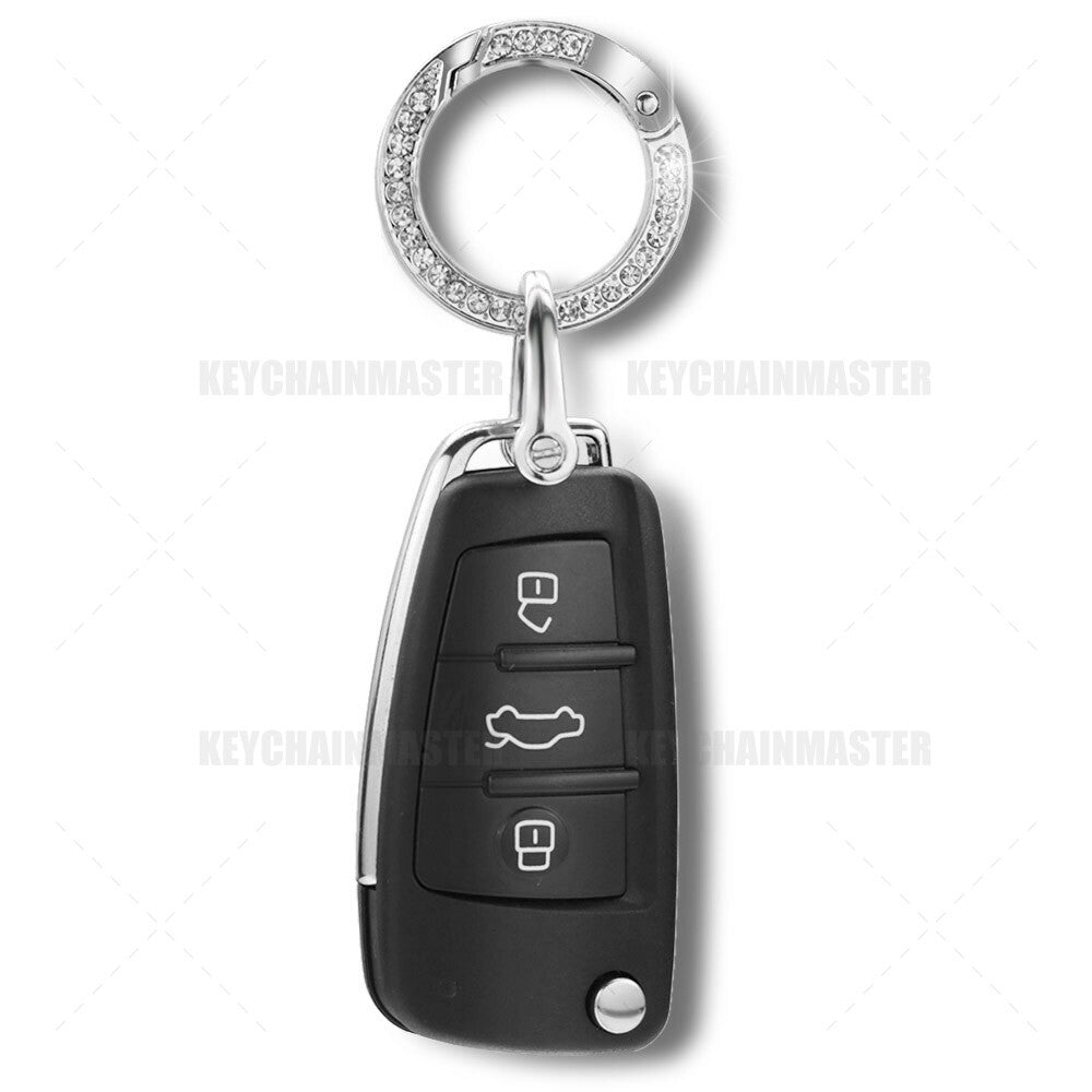 3D Fashion Luxury Diamond Alloy Car Home Lady Keychain Ring Buckle Decorate Gift