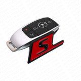 Mercedes S Trunk Emblem Logo 3D Sticker Badge Decoration AMG Edition Sport Red