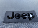 Jeep 1 (one) 2018-2024 Wrangler/Gladiator Fender w/ Back Outline Emblem Badge - Black