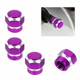 4pcs Hex Tire Wheels Air Valve Stem Caps Cover Car Truck Hotrod ATV Decorate