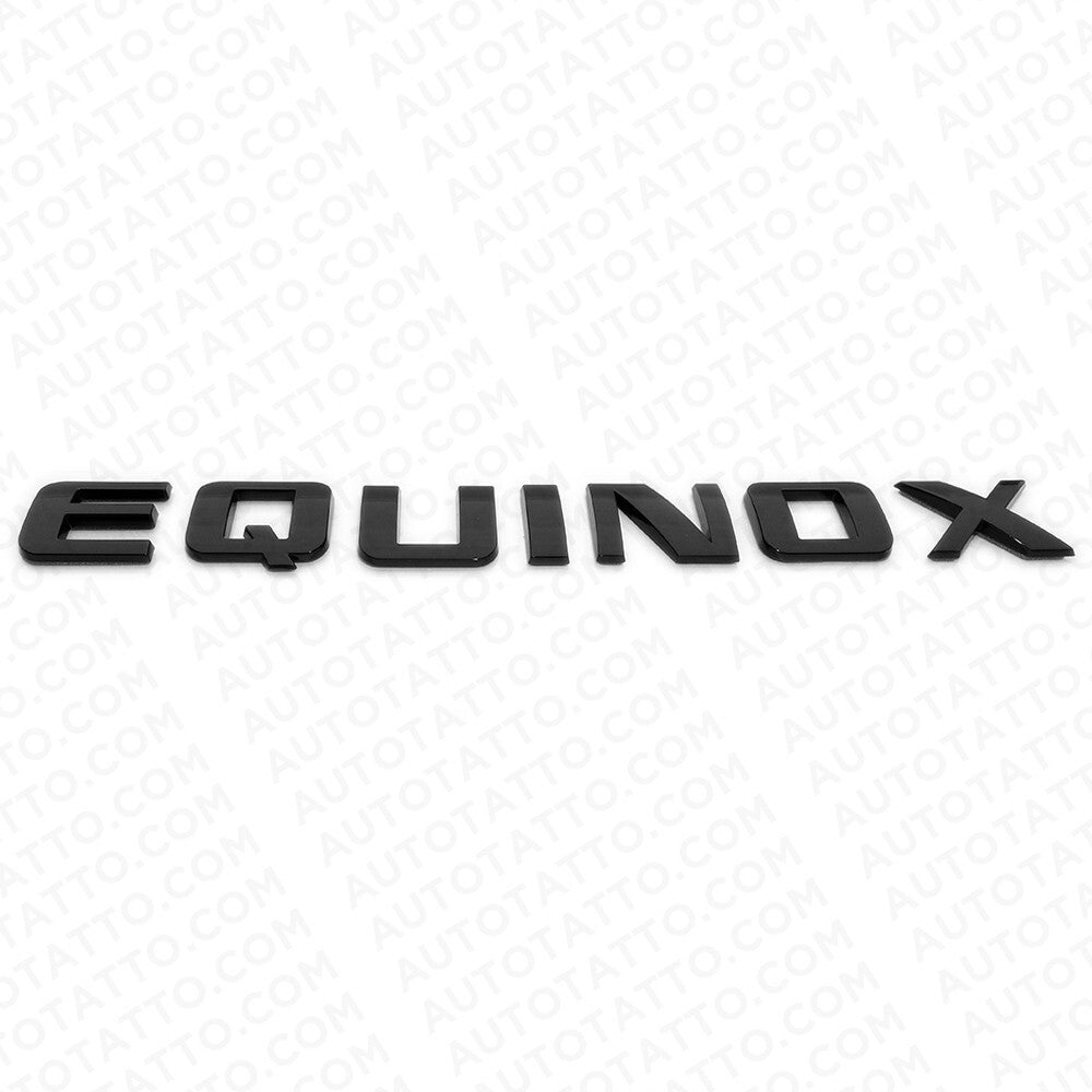 17-24 Chevy Equinox Liftgate Nameplate Letter Logo Badge Emblem Gloss Black