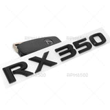 Lexus Liftgate Matte Black RX 350 Letter Logo Badge Car Emblem Replace F-Sport