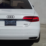 Audi Car Rear Trunk Deck Lid 4.0T Turbo Nameplate Emblem Badge OEM Chrome Sline