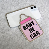 Kid On Board Sticker Decal Baby In Car Milk Bottle Van Truck Window Decorate