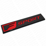 For Lexus F-Sport Logo Badge Rear Trunk Luggage Lid Emblem Decoration Black Red