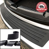 Car Rubber Rear Bumper Protector Trim Strip Trunk Sill Guard Scratch Pad Cover