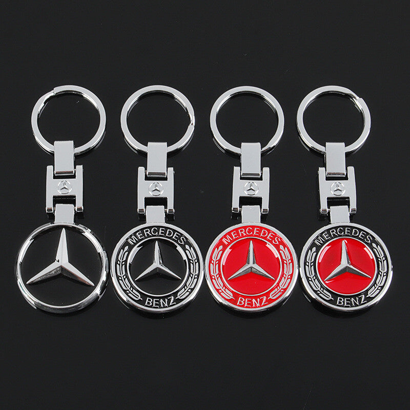 Mercedes-Benz AMG Edition Sport Car Home Key Fob Keychain Ring Nameplate Gift