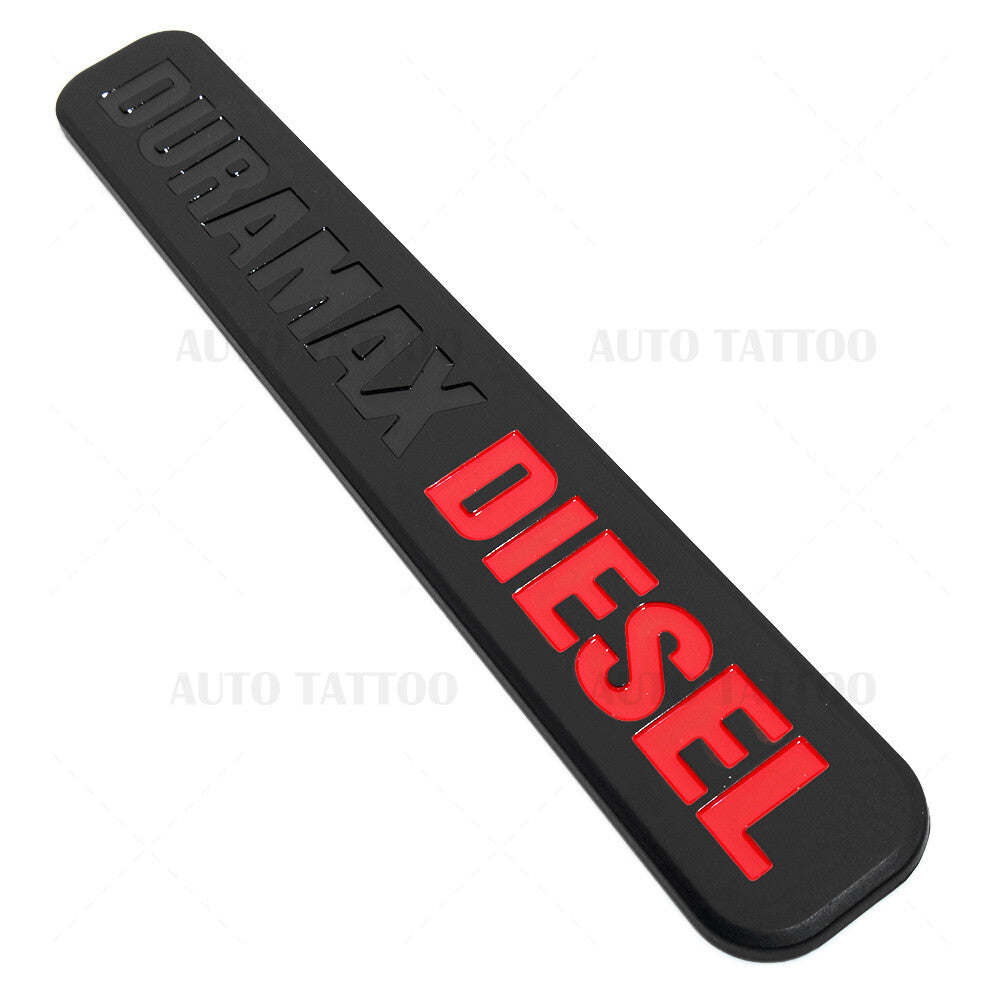 2x 01-21 Chevy GMC Duramax Diesel Door Hood Fender Tailgate Letter Logo Emblem