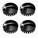 4pcs GLOSS BLACK 3.25" CENTER CAPS GM 17" - 22" Escalade Yukon Tahoe OEM Wheels