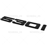 17-23 Gloss Black BMW 530i Letter Trunk Lid Emblem M Performance G30 G31