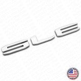 For 19-21 GMC Sierra Rear Tailgate SLE Logo Emblem Pickup Badge Nameplate Chrome
