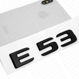 19-21 Mercedes-Benz E53 E 53 Letter Emblem Trunk Logo Badge AMG Sport Black