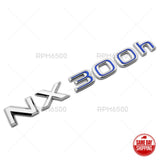 Lexus Liftgate OEM Chrome NX 300h Letter Logo Badge Car Emblem Replace F-Sport