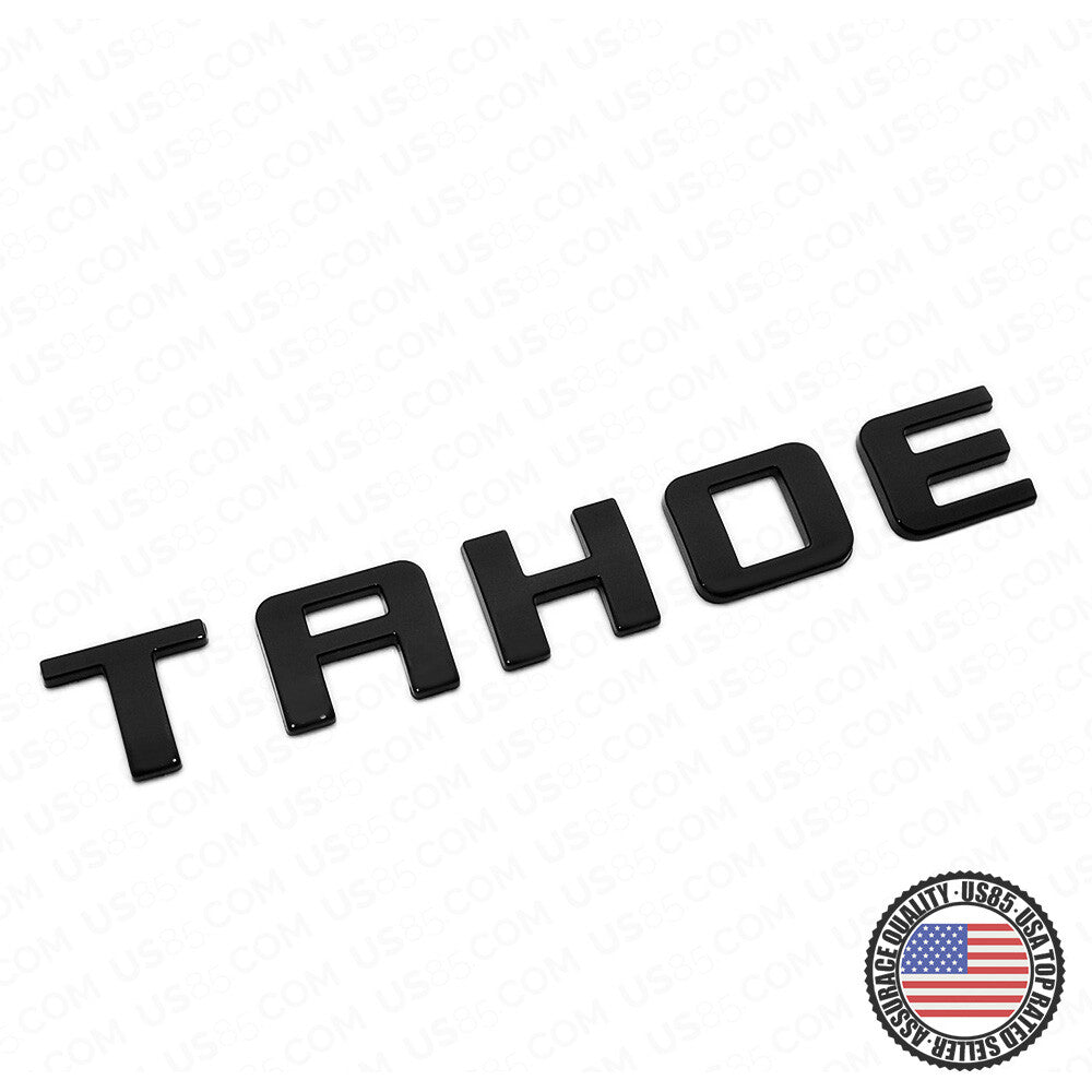 For Chevy Tahoe Front Door Liftgate Nameplates Letter 3D Emblem Z71 Gloss Black
