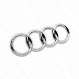 08-16 AUDI OEM Chrome Rear Trunk Lid Luggage Ring Sign Badge Logo Emblem Sport