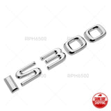 For Lexus Trunk OEM Chrome IS 300 Letter Logo Badge Emblem Car Replace F-Sport