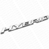Lexus 15-21 "HYBRID" Rear Door NX 300 300H Nameplate Letter Badge Emblem Chrome