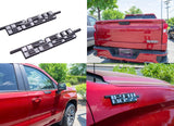 2 x chorme Black 2000-2024 Silverado Z71 Trailboss Emblem Badge Nameplate