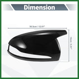 Gloss Black Mercedes W205 W213 X253 W222 C E S GLC Horn Mirror Cover Replace