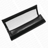 Mitsubishi Carbon Car Seat Belt Cover Safety Shoulder Strap Cushion Pad Harness